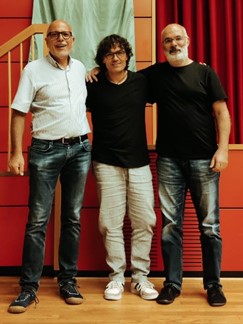 Hans Hruschka zusammen mit dem Vorsitzenden Armin Reinemuth und Volker Poß